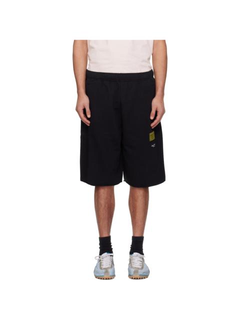 MM6 Maison Margiela Black Label Patch Shorts