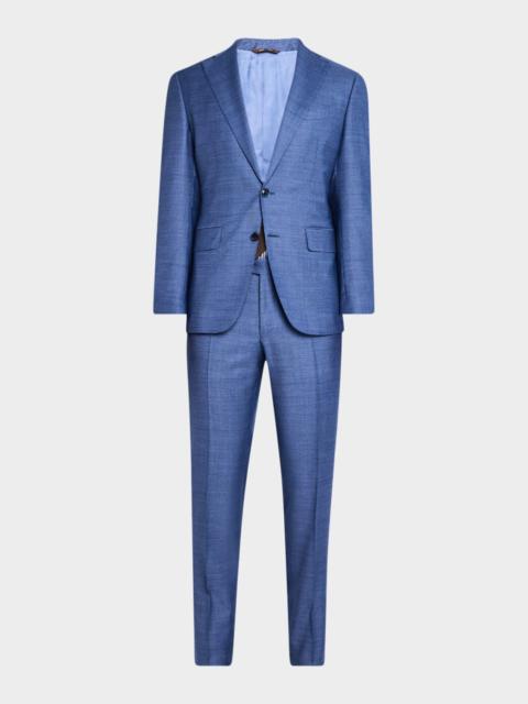 Canali Men's Textured Solid Suit