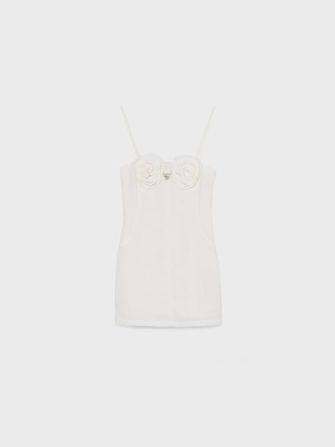 Blumarine MINI DRESS WITH ROSE DETAILS