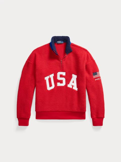 Polo Ralph Lauren Relaxed Fit Flag Fleece Pullover