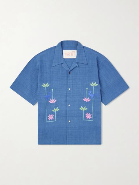 KARDO Rohit Embroidered Cotton Shirt