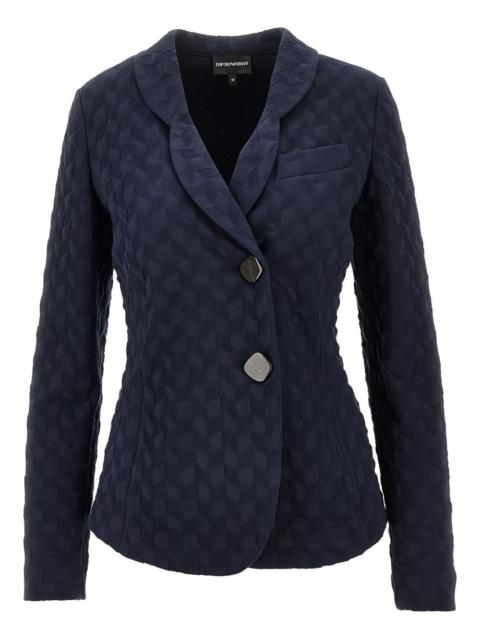 EMPORIO ARMANI jacquard blazer
