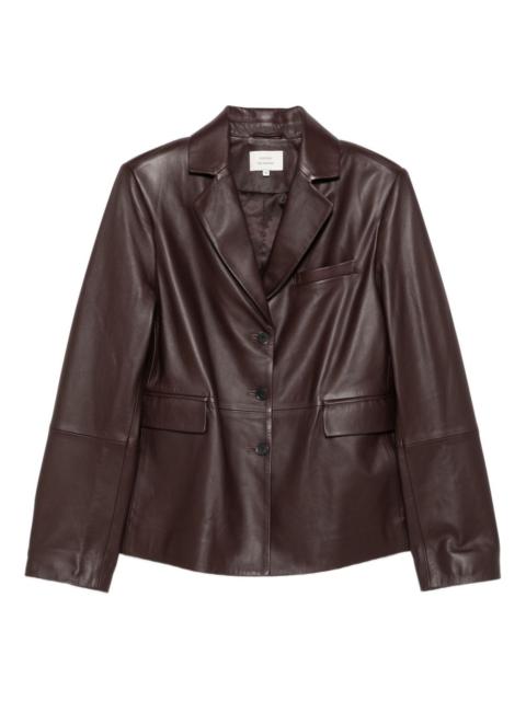 Loulou de Saison Aldo three-button leather jacket