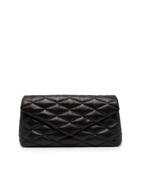 SAINT LAURENT Sade Puffer clutch bag