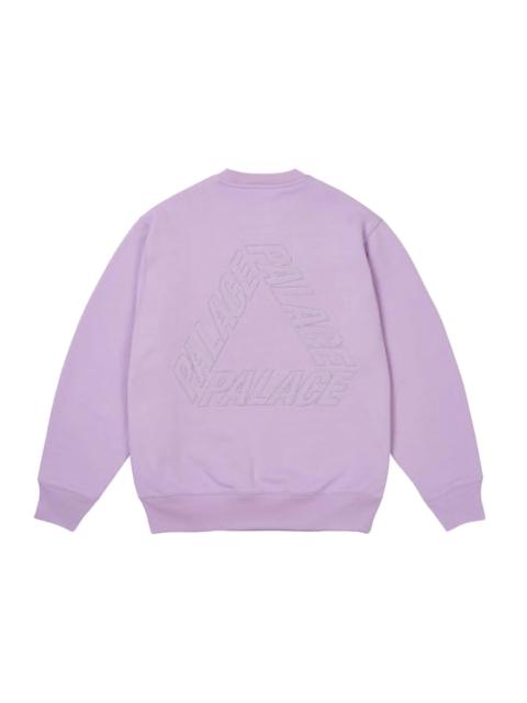 PALACE Palace Outline P-3 Crew Bloom Purple
