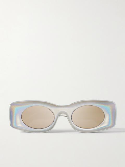 Loewe + Paula's Ibiza Rectangle-frame Acetate Sunglasses