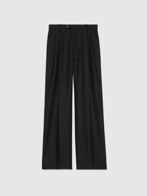 GG wool jacquard pant