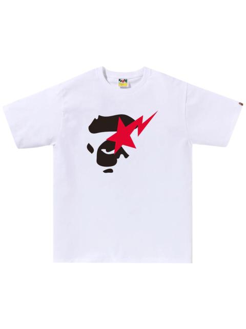 BAPE Ape Face Sta Tee 'White'