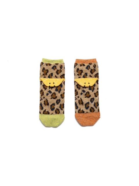 Kapital 84 Yarns HAPPY Heel Leopard Ankle Socks