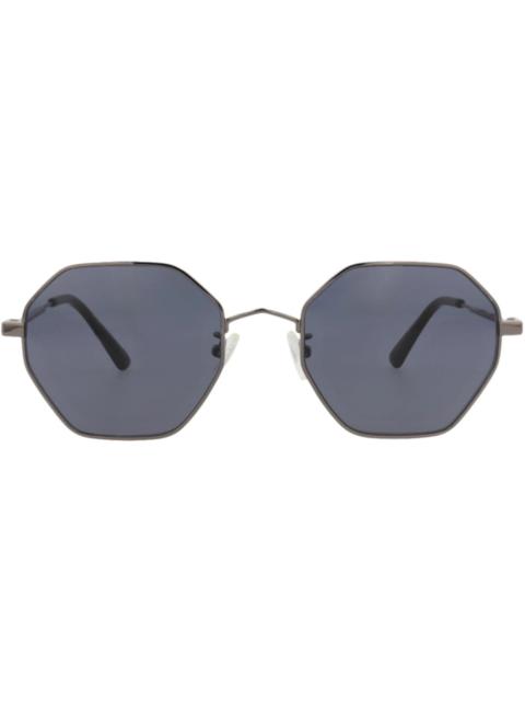 Alexander McQueen Alexander McQueen Square-Frame Recycled Acetate CV Sunglasses Ruthenium Ruthenium Grey (MQ0230OA-300
