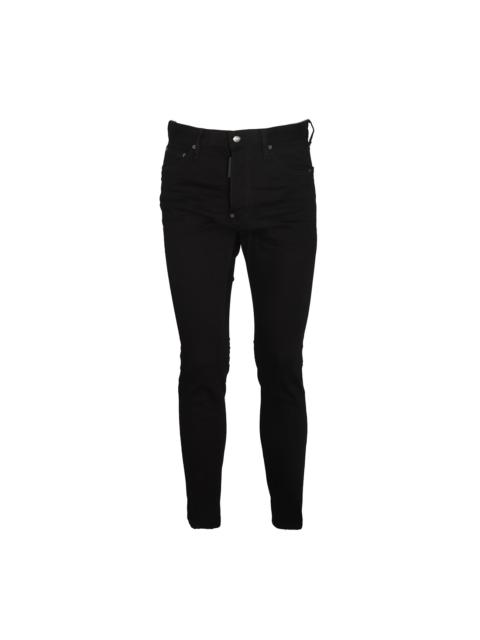 black cotton denim jeans