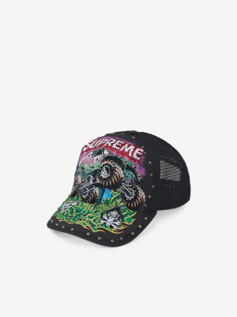 Supreme x Monster Jam Grave Digger mesh-back cap