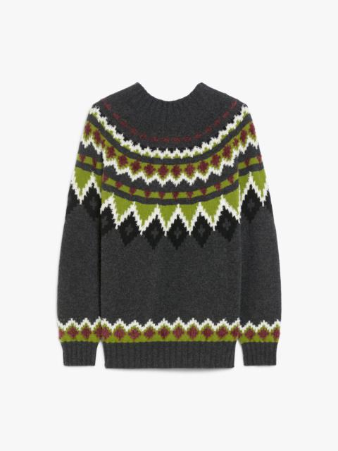 WEEKEND Max Mara ORARIO Jacquard wool sweater