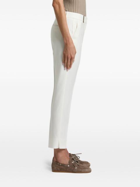 PESERICO pressed-crease cropped trousers