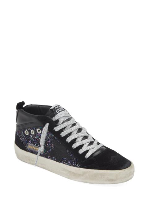 Mid Star Sneaker in Black/Blue