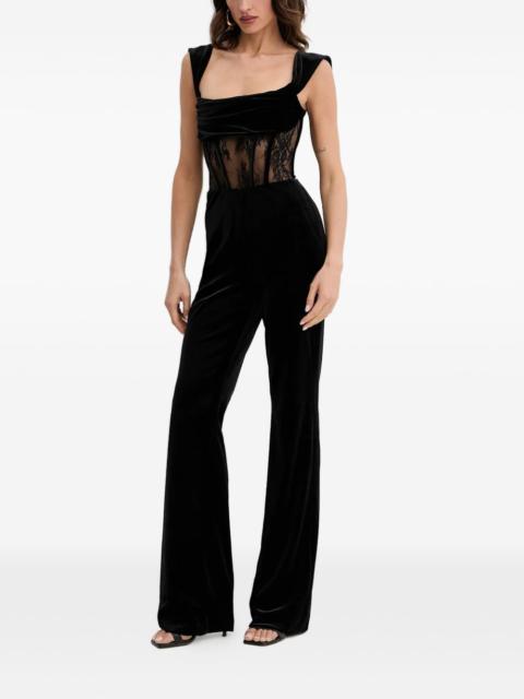 RETROFÊTE Leni velvet jumpsuit