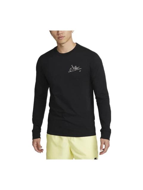 Nike Nike Sportswear Long Sleeve T-shirt 'Black' DZ2828-010