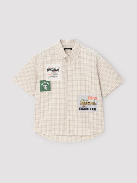 Ambush PATCHWORK CHECK SHORT SLEEVE SHIRT