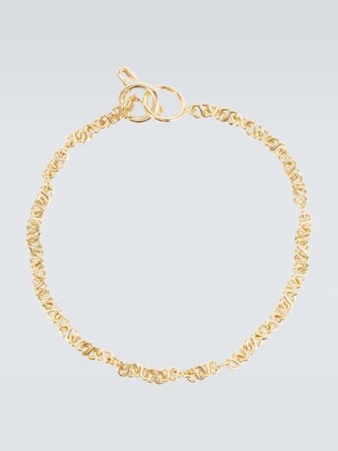 sacai Chain gold–plated choker