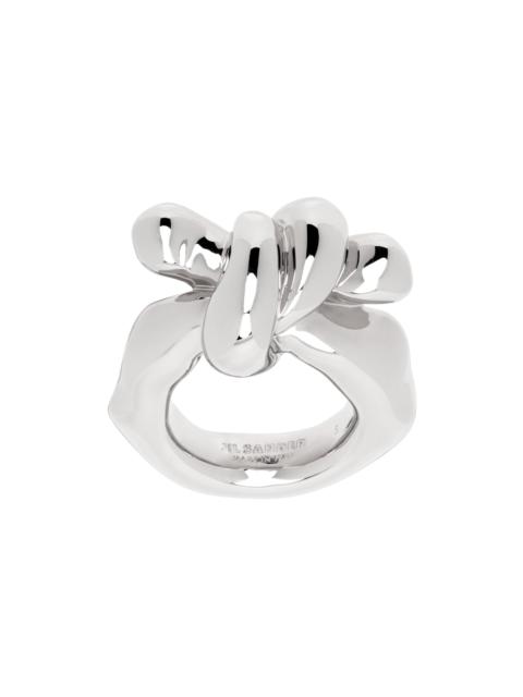 Jil Sander Silver Twist Ring