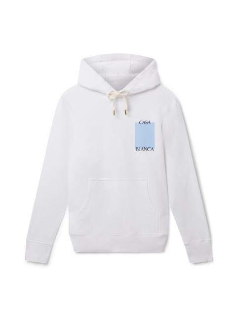 CASABLANCA Casablanca Square Logo Hooded Sweatshirt