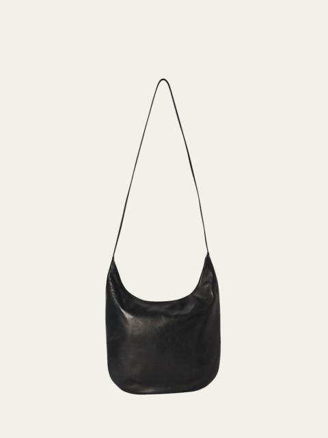 The Row Izzy North-South Crossbody Bag in Silky Leather