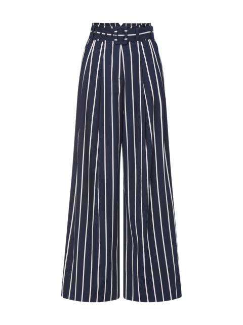 MALIYAH STRIPED WIDE-LEG PANT