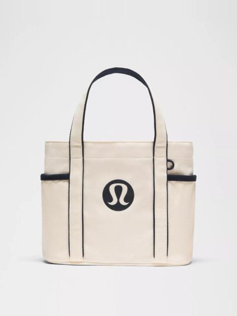 lululemon Daily Multi-Pocket Mini Canvas Tote Bag 6.5L