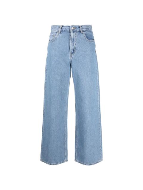 Carhartt logo-patch straight-leg jeans