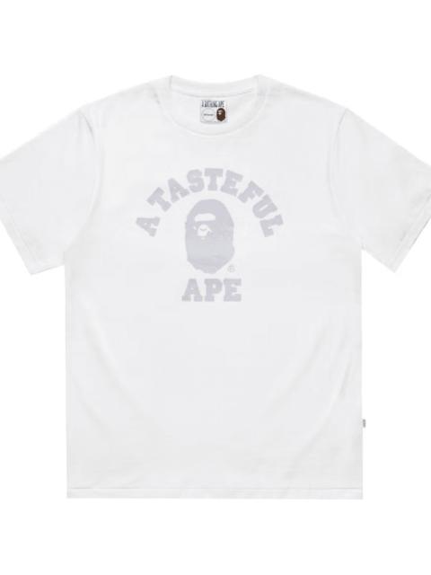 A BATHING APE® College SS Tee "JJJJound - White" TVQIA3NF