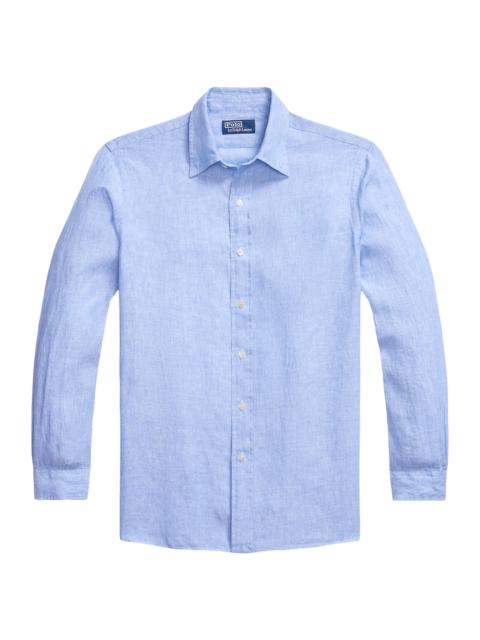 Polo Ralph Lauren Men's Classic-Fit Linen Shirt - Blue White