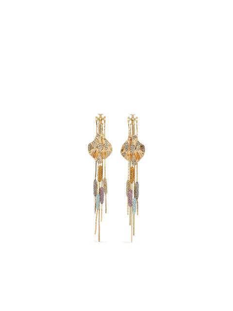 TORY BURCH Runway embellished front-backs earrings