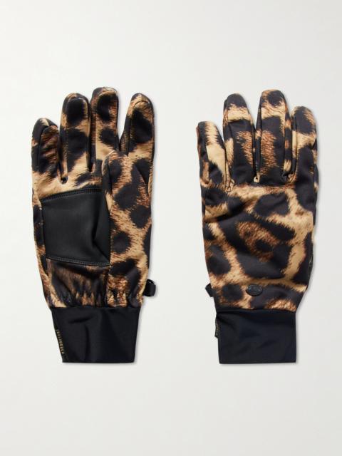 GOLDBERGH Softy Padded Jaguar-print Ski Gloves