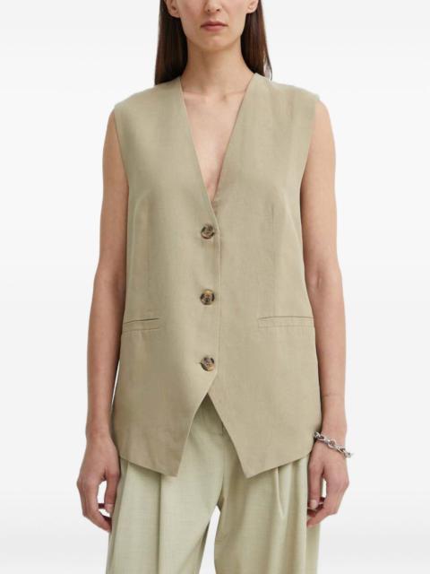 SAMSØE SAMSØE sleeveless V-neck gilet