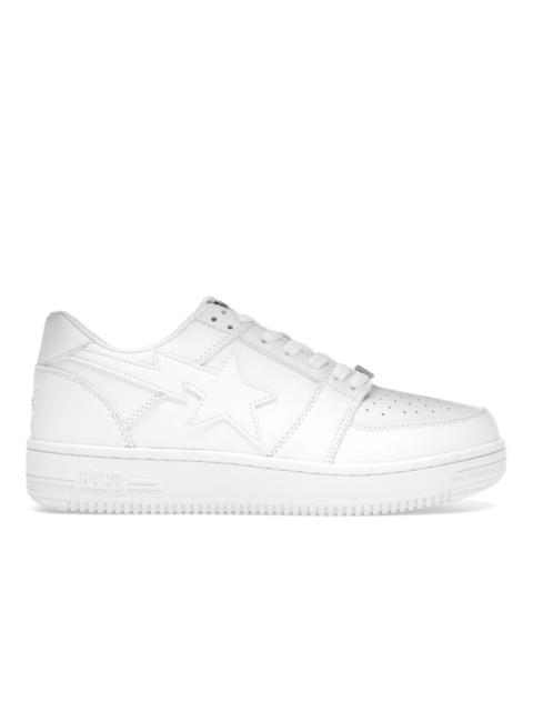A BATHING APE® A Bathing Ape Bape Sta Low Triple White