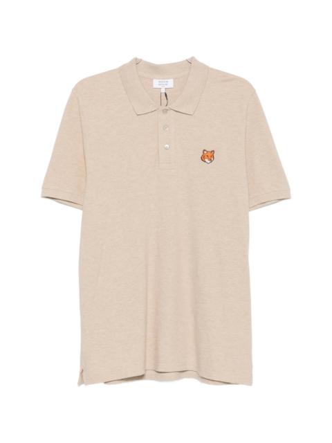 Maison Kitsuné Maison Kitsuné Fox Head Patch Polo Shirt
