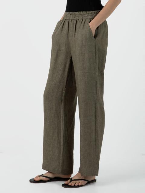 Drawstring Wide Leg Trouser