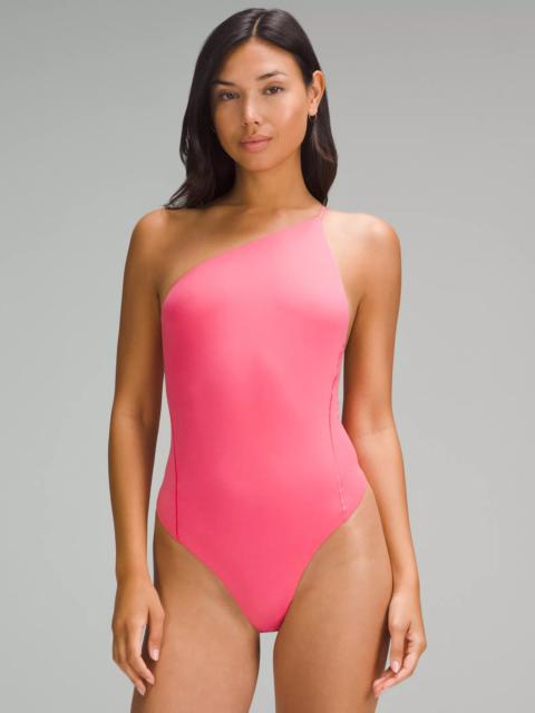 lululemon Wundermost Ultra-Soft Nulu One-Shoulder Spaghetti-Strap Bodysuit