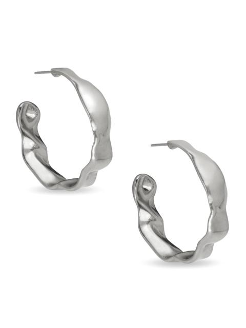 KENDRA SCOTT Holland Vintage Silver Hoop Earrings
