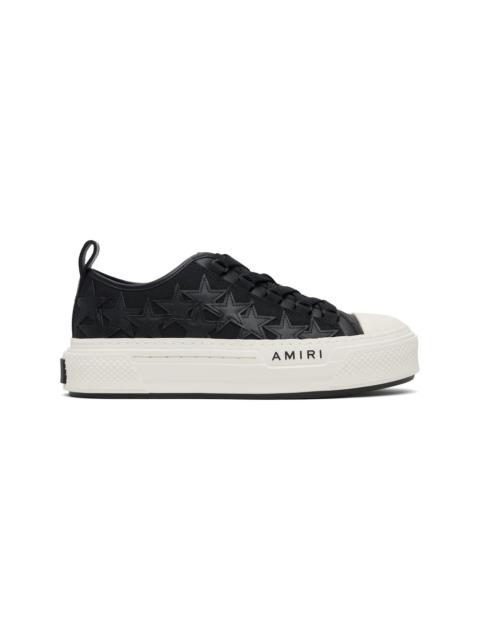 AMIRI Black Stars Court Low Sneakers