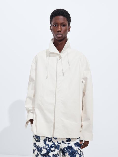 Bottega Veneta Papery Leather Overshirt