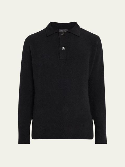 GIORGIO ARMANI Men's Madison Capsule Polo Sweater
