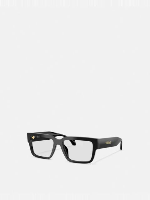 VERSACE Signature Rectangular Glasses