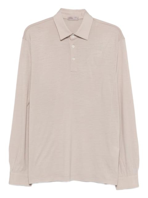 Herno long-sleeve wool polo shir