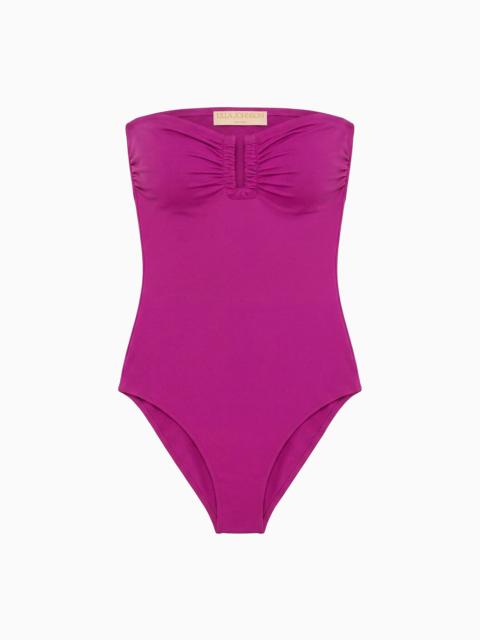 ULLA JOHNSON Monterey Strapless Maillot