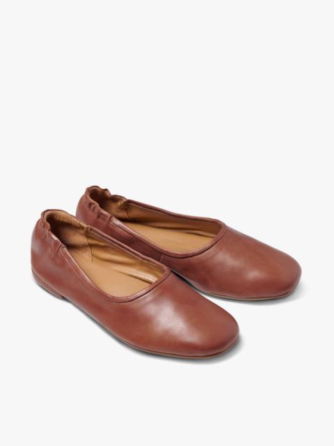beek Swan Leather Ballet Shoe
