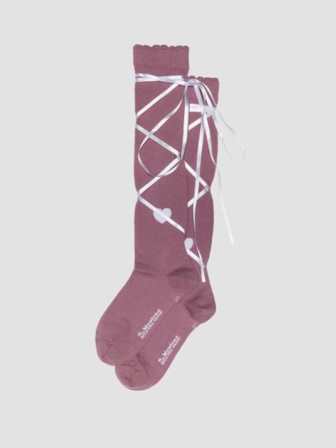 Dr. Martens LONG LACE UP SOCKS Organic Cotton Blead