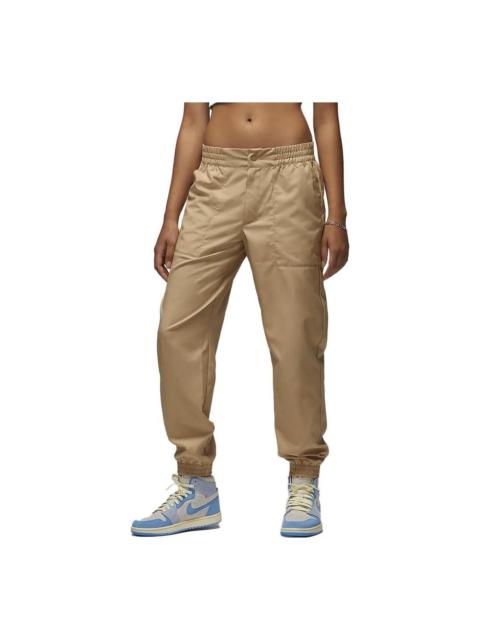 Jordan (WMNS) Air Jordan Woven Trousers 'Khaki' DZ3375-254