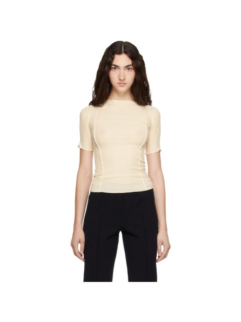 BASERANGE Off-White Omato 3/4 T-shirt