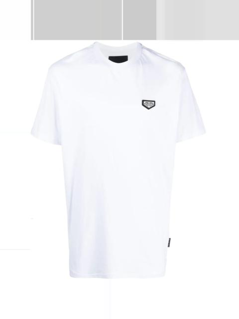 PHILIPP PLEIN logo-patch crew-neck T-shirt